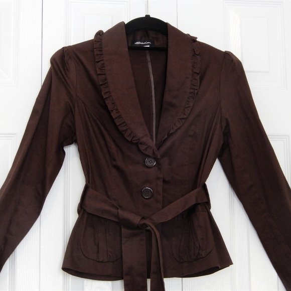 Seductions Brown Woman’s or Junior’s Blazer in size XS - Picture 3 of 12
